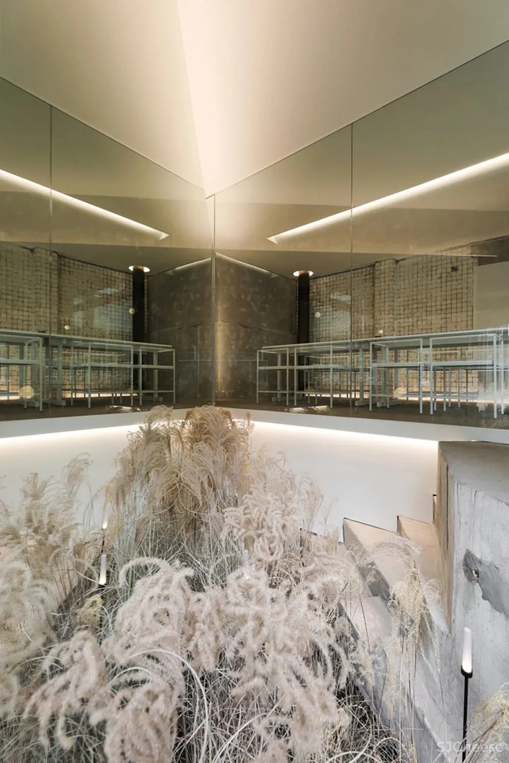 首尔市中心这家餐厅,院里竟种满了茅草?