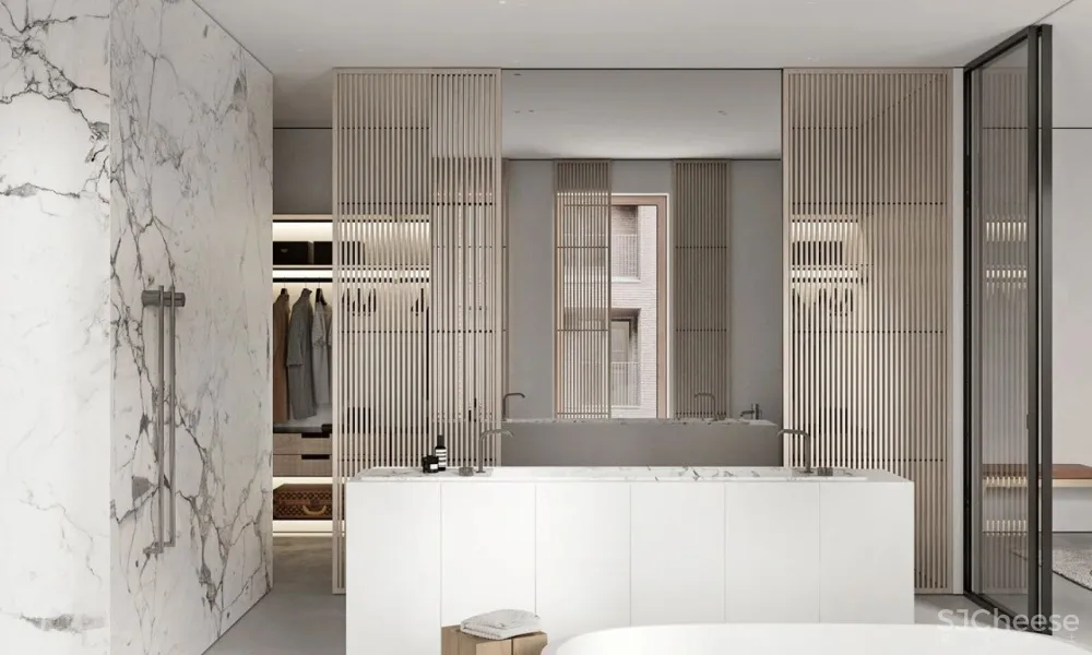 完美的空间比例,诠释极简主义克制美学