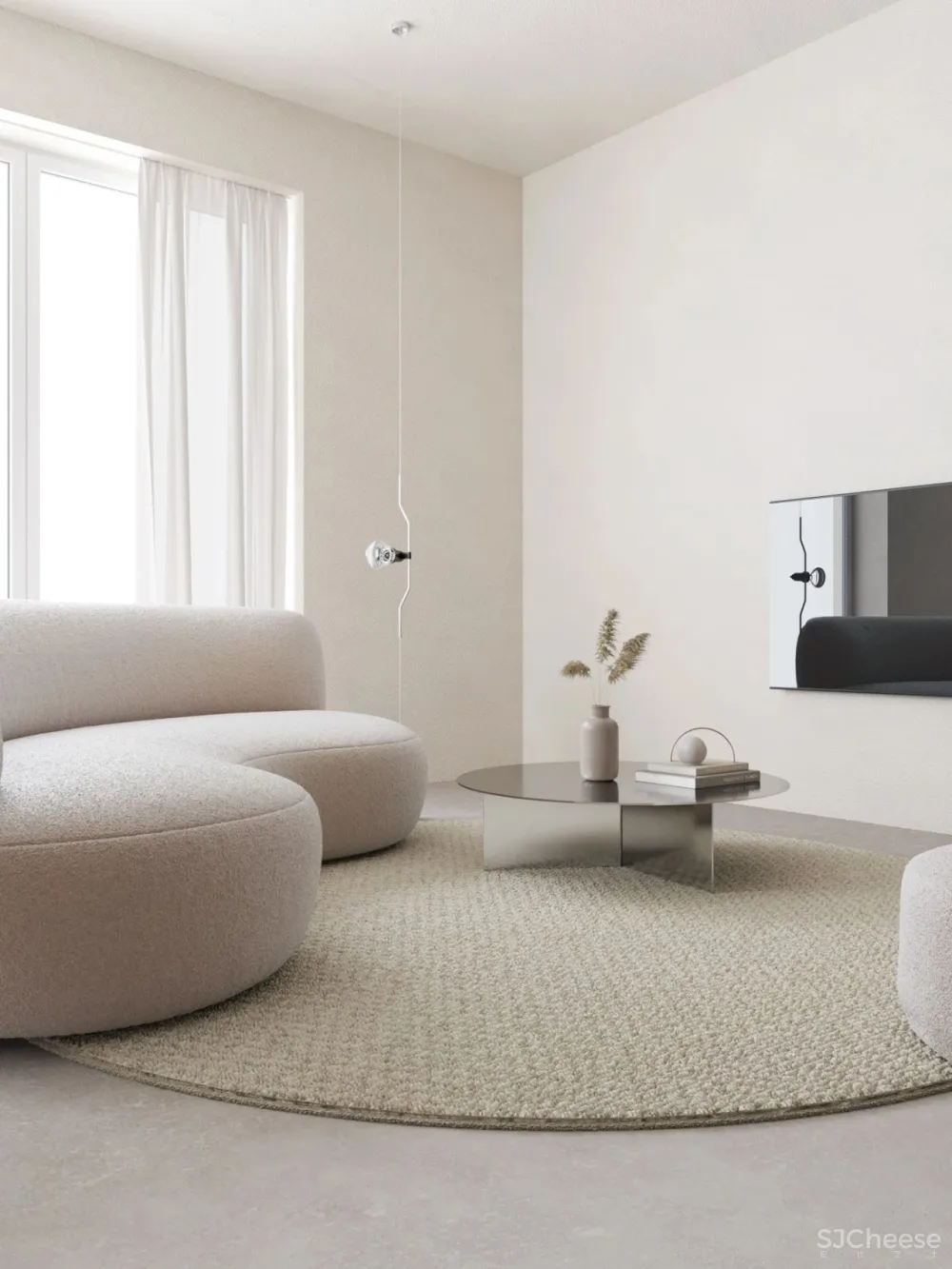 198㎡白色 原木色，最纯的搭配！