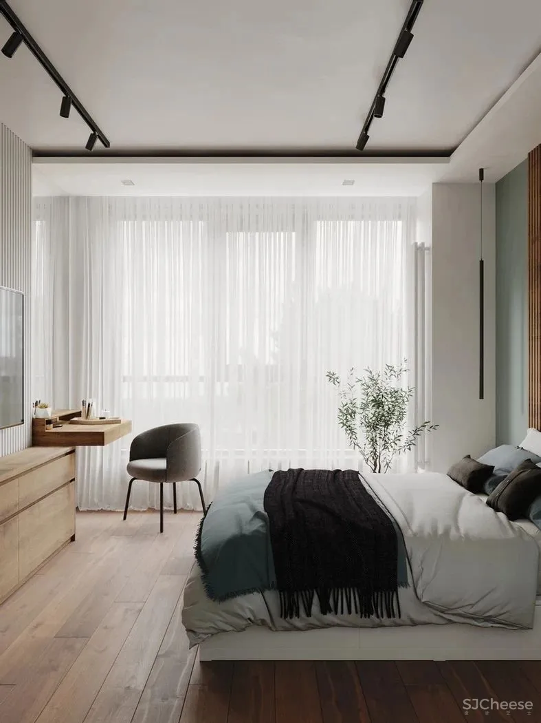 Besense新作 73m²小户型,喜欢那一抹淡淡的绿