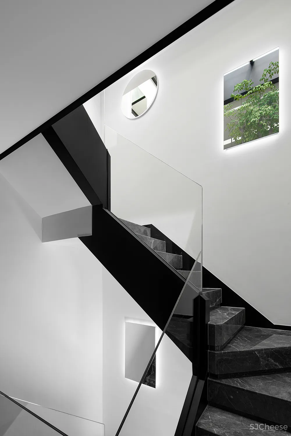 255㎡极简别墅,黑白灰太有格调了!