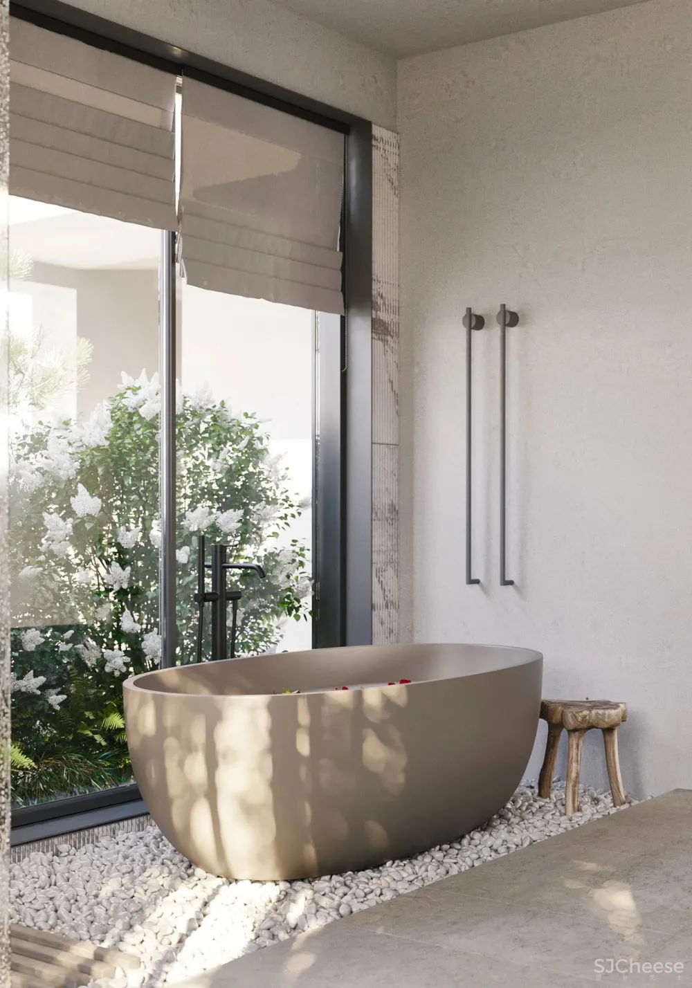 一个私宅,两个花园:一个赏景,一个娱乐