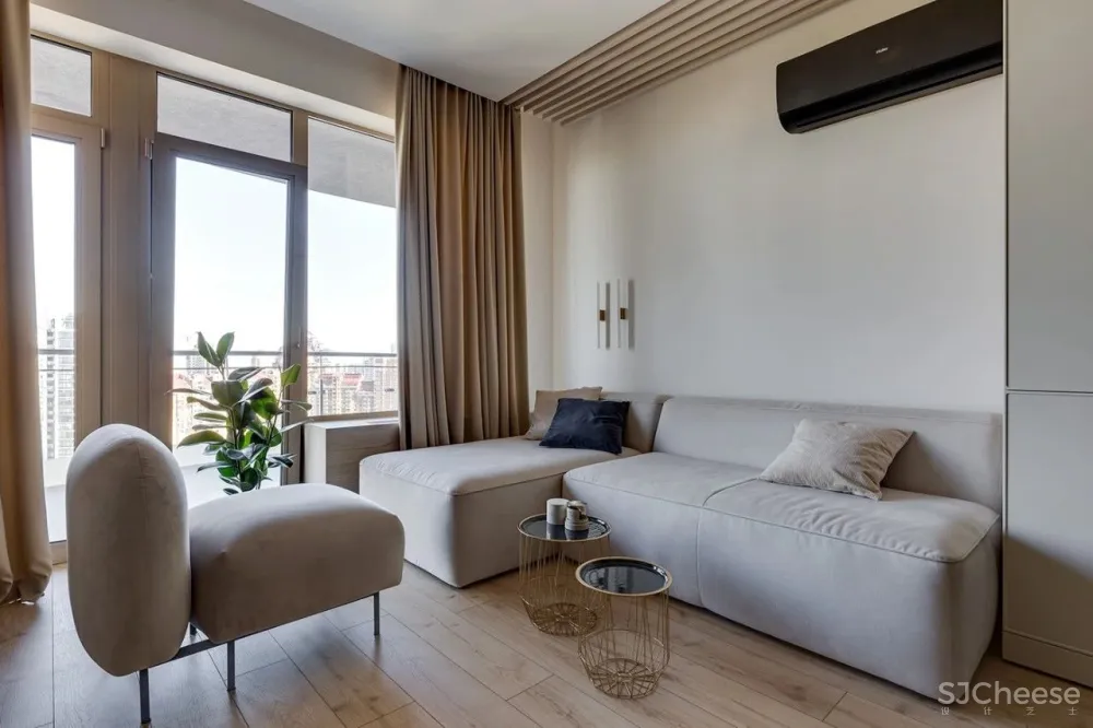 一厅一室,简约设计,舒适!