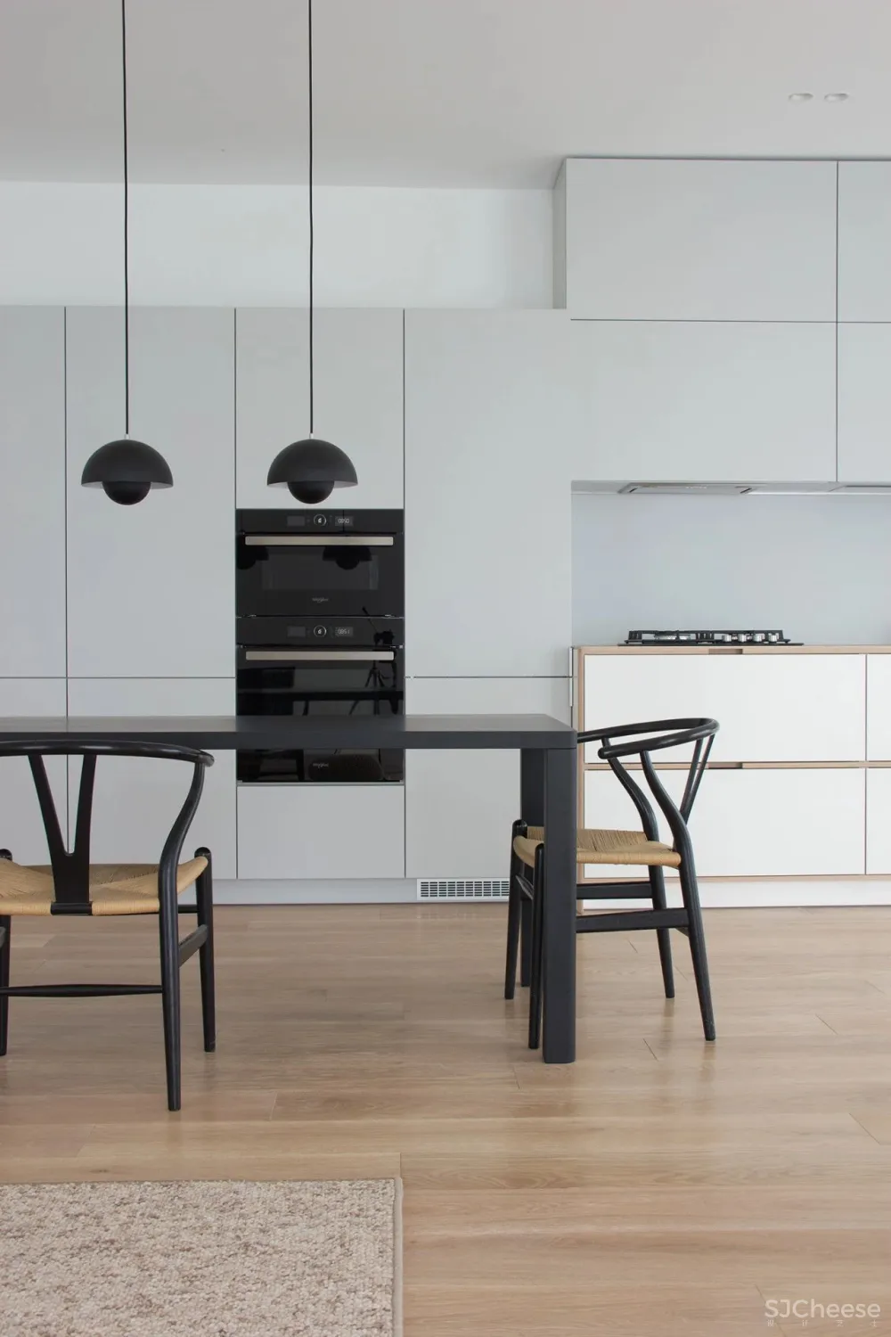 198㎡白色 原木色，最纯的搭配！