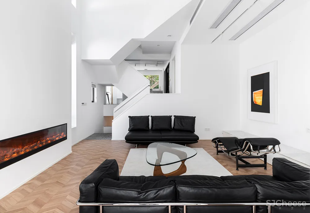 460㎡极简白别墅设计,极简即极奢!