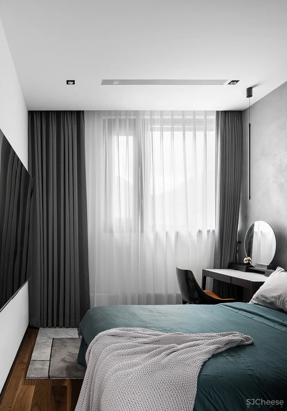 255㎡极简别墅,黑白灰太有格调了!