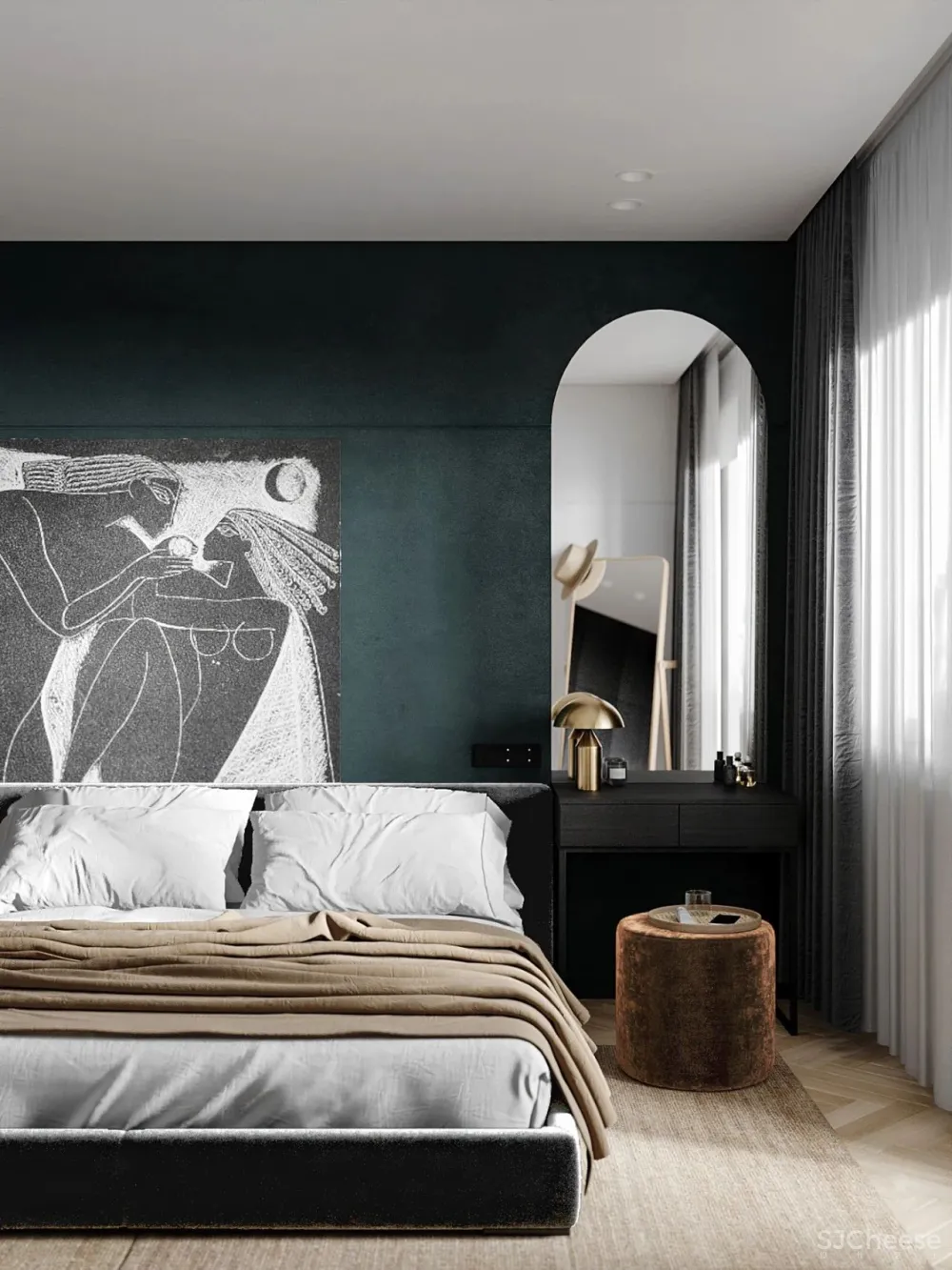 78㎡浅灰 木色,竟然这么漂亮!