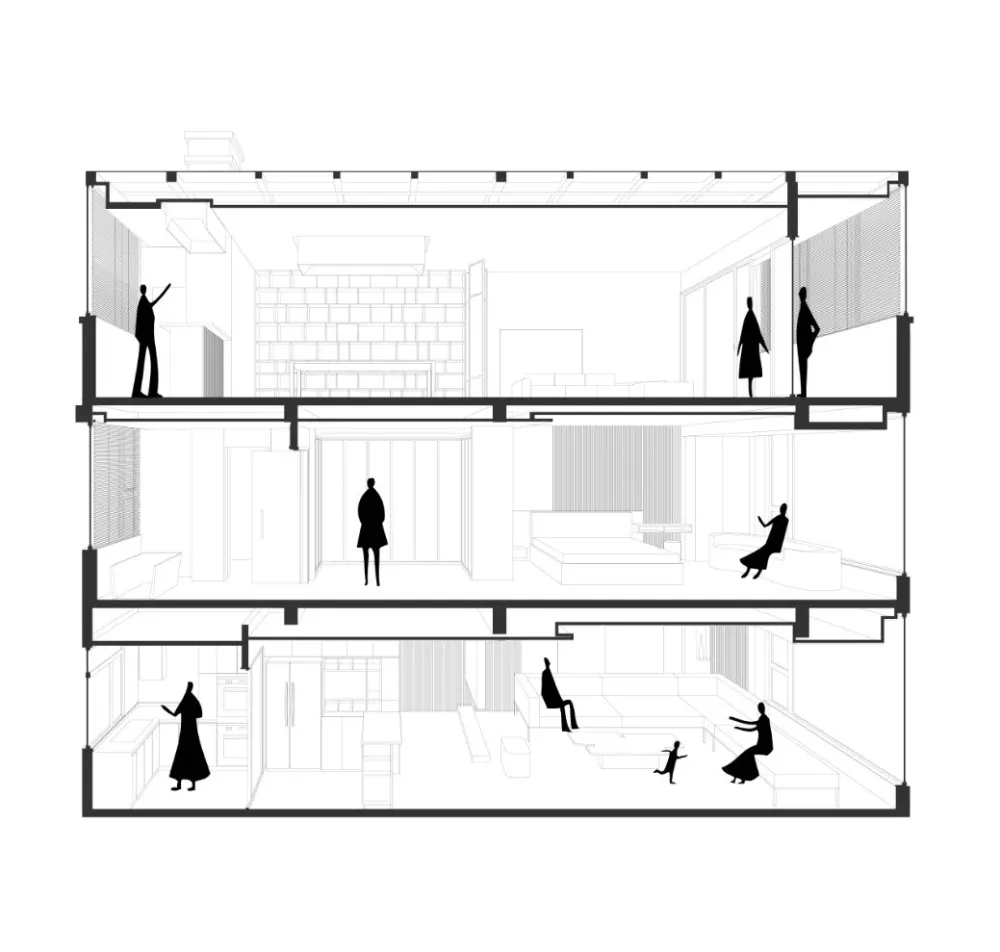 255㎡极简别墅,黑白灰太有格调了!