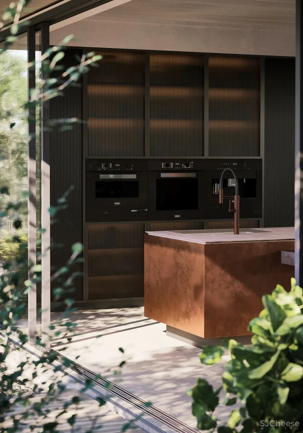 一个私宅,两个花园:一个赏景,一个娱乐