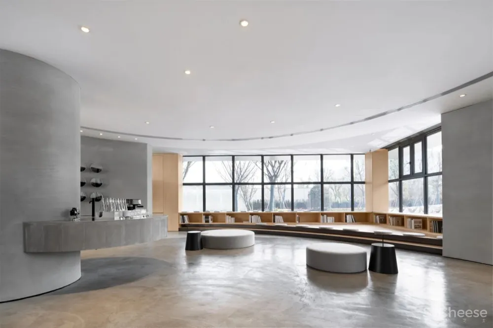 千舍设计·新作 空间的美学与诗意 — 未来城售楼处