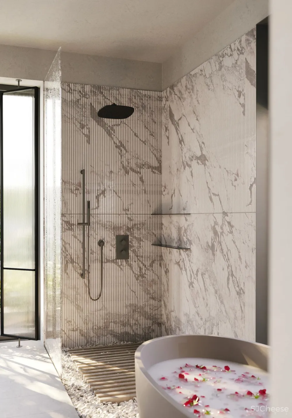 一个私宅,两个花园:一个赏景,一个娱乐