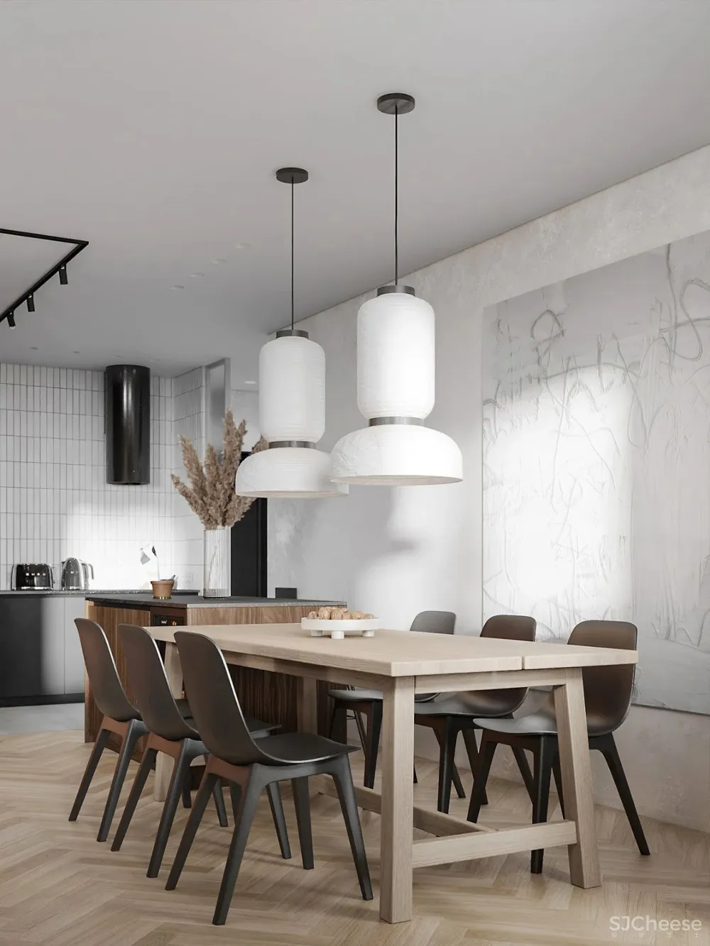 78㎡浅灰 木色,竟然这么漂亮!