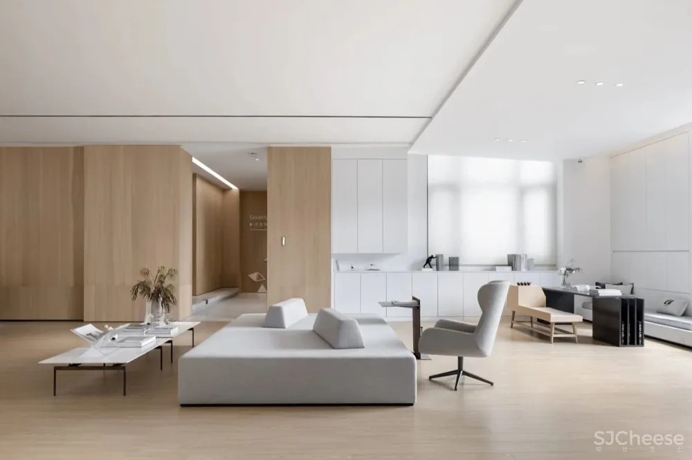 千舍设计·新作 空间的美学与诗意 — 未来城售楼处