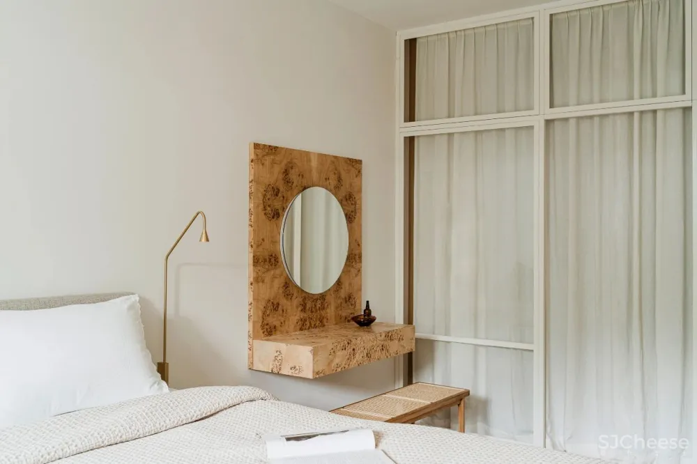 90㎡ 做三房, 客厅全开放,设计都在细节里