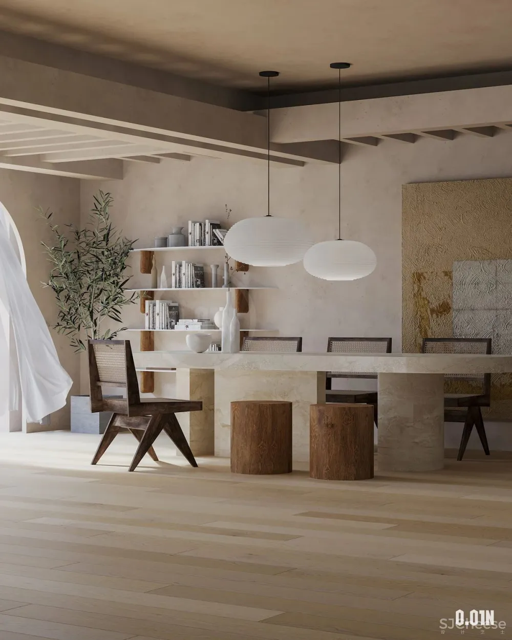 Large And Elegant Rustic Living Spaces