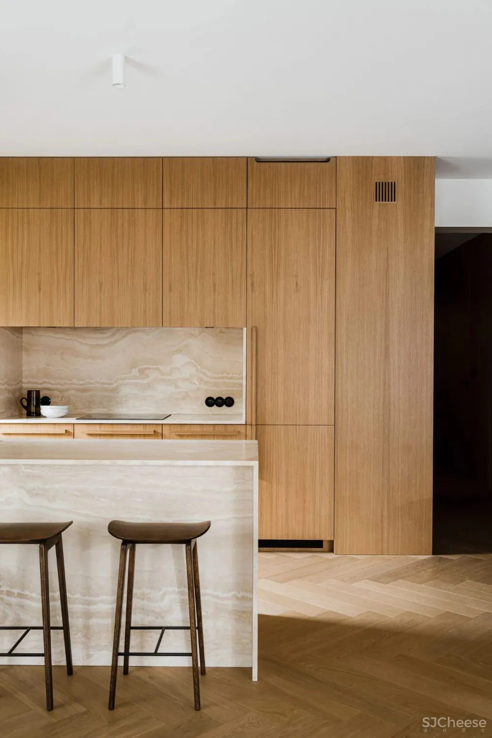 90㎡ 做三房, 客厅全开放,设计都在细节里