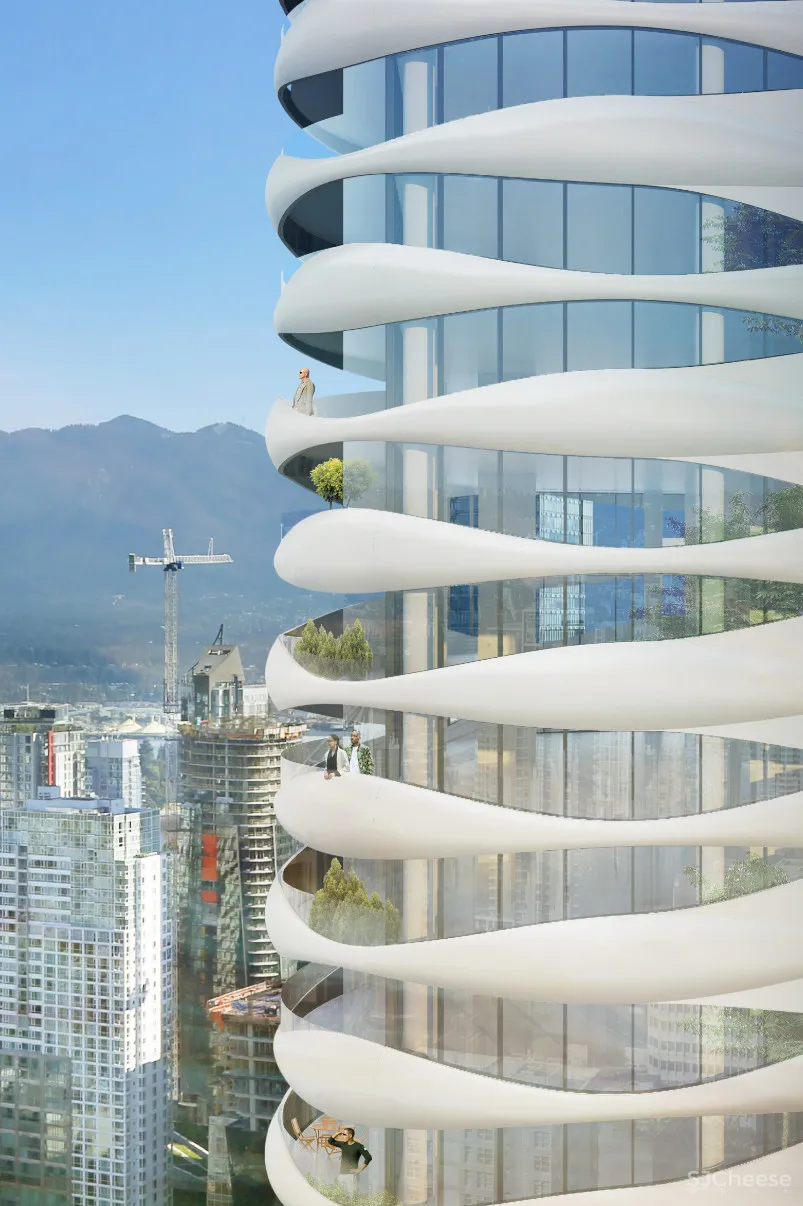 温哥华这个户型怪异的豪华公寓，示范了住宅楼也能成为地标