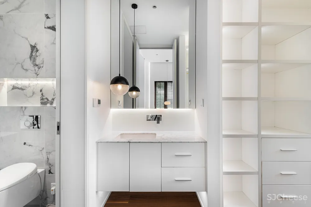 460㎡极简白别墅设计,极简即极奢!