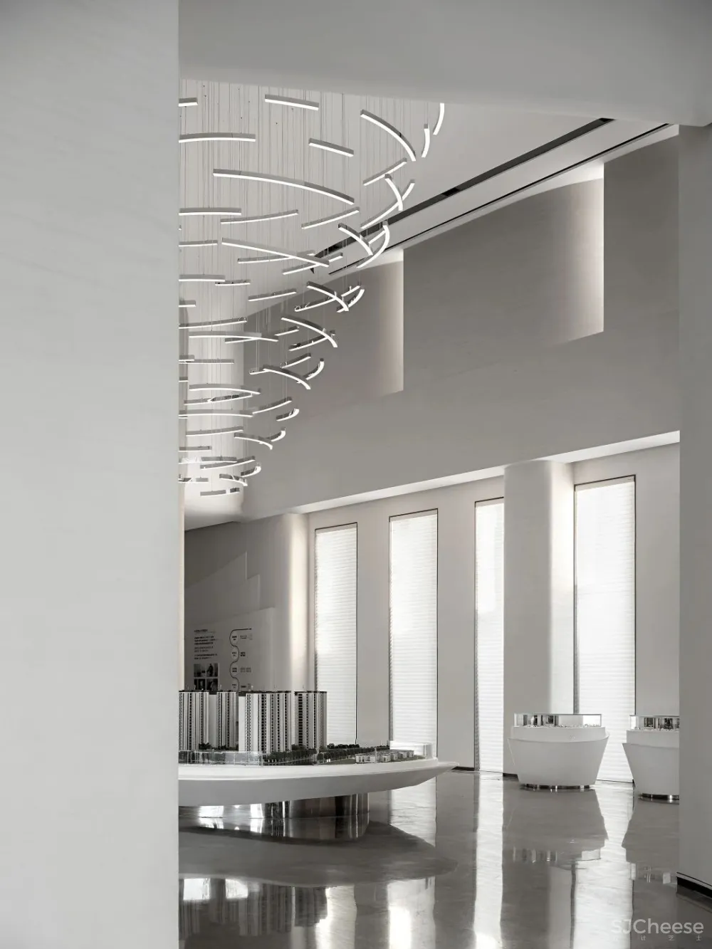 UMA伍玛设计 新作 武汉中梁天玺壹号售楼处|售楼处