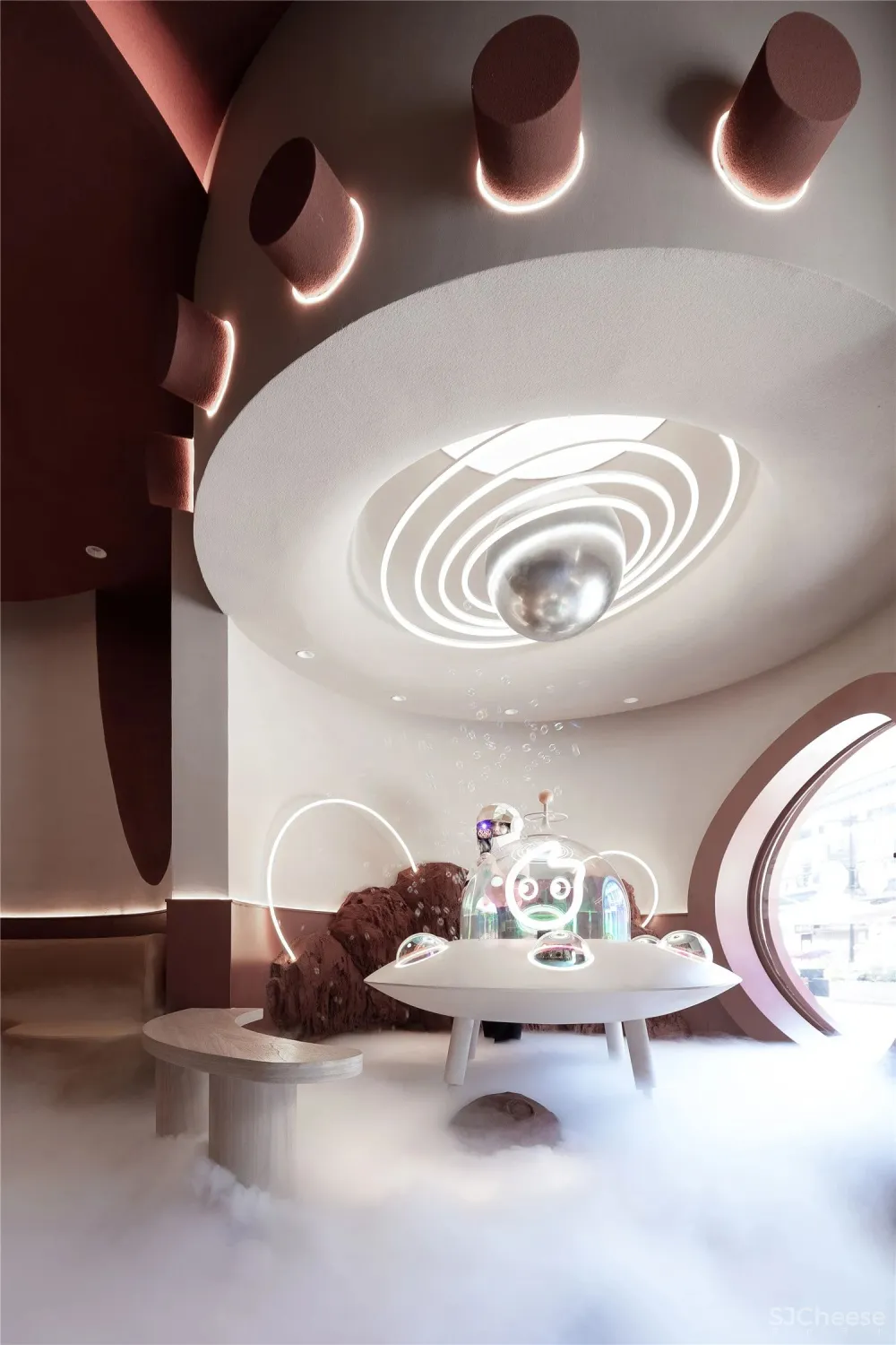 你怎么看奶茶品牌CoCo这家走向“宇宙”的店?