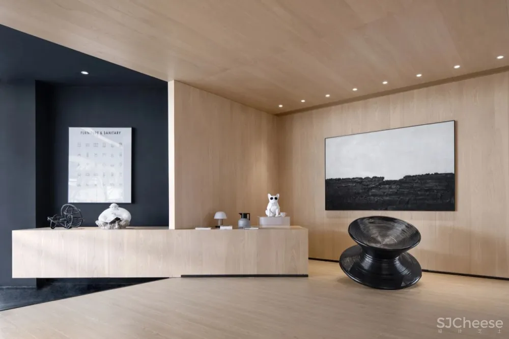 千舍设计·新作 空间的美学与诗意 — 未来城售楼处