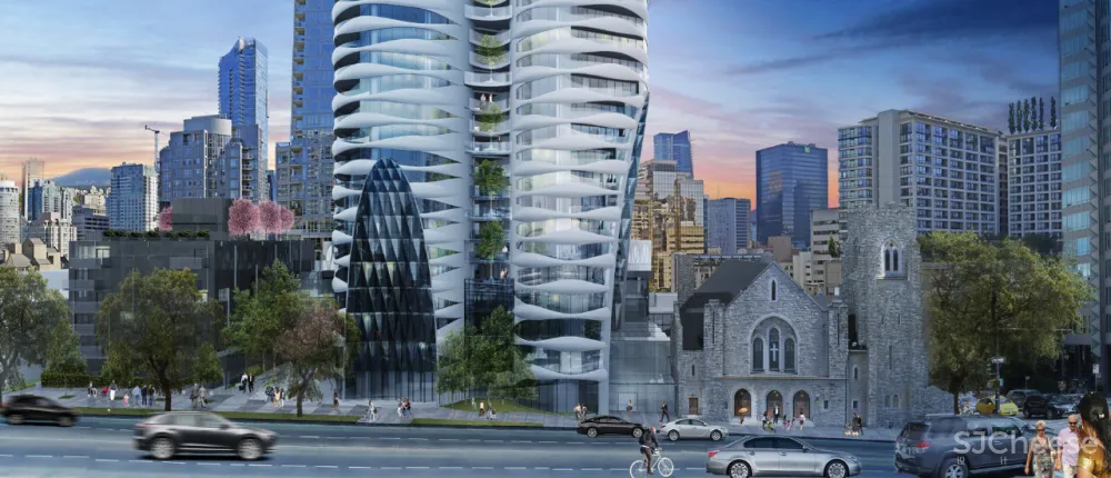 温哥华这个户型怪异的豪华公寓，示范了住宅楼也能成为地标