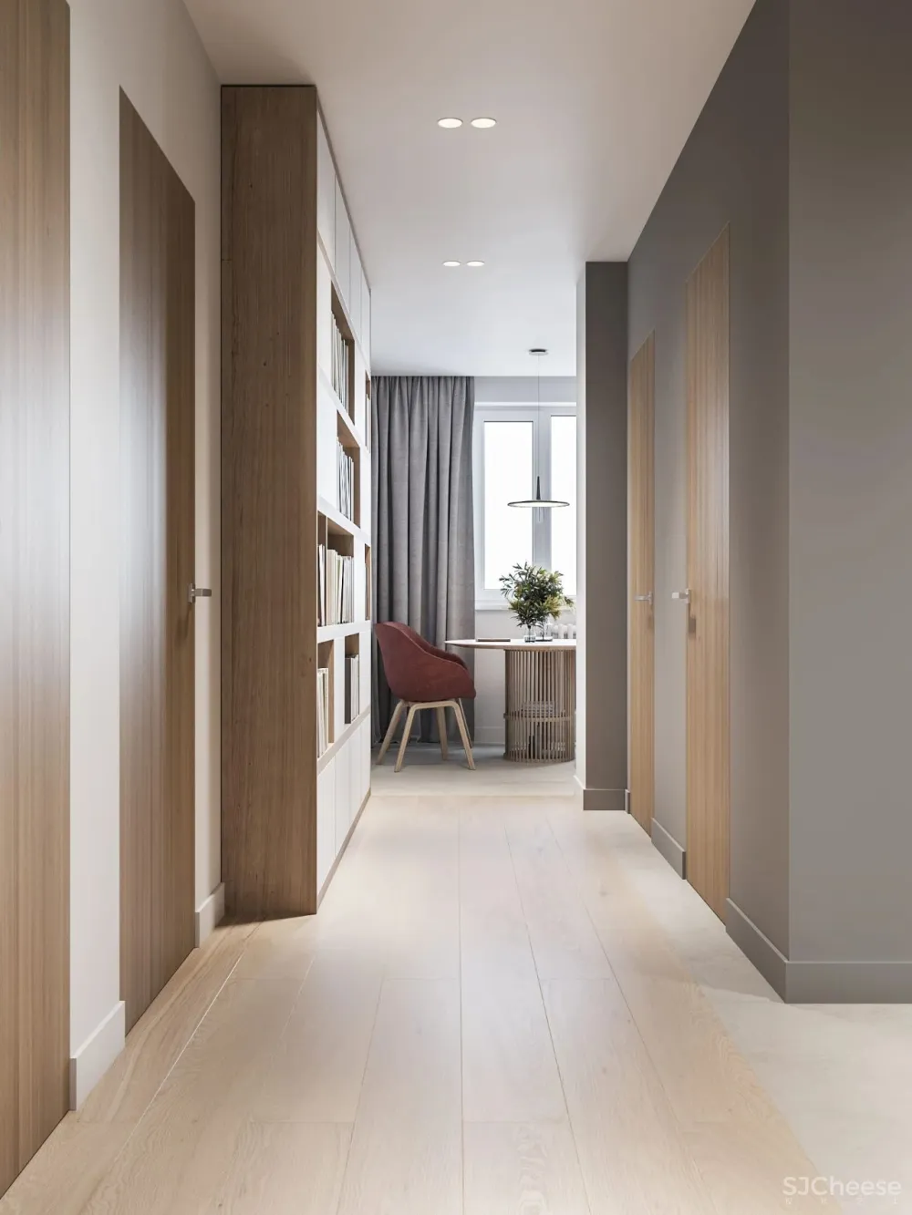 60㎡ 简约小家,卫生间还做干湿分离,这设计太赞了!