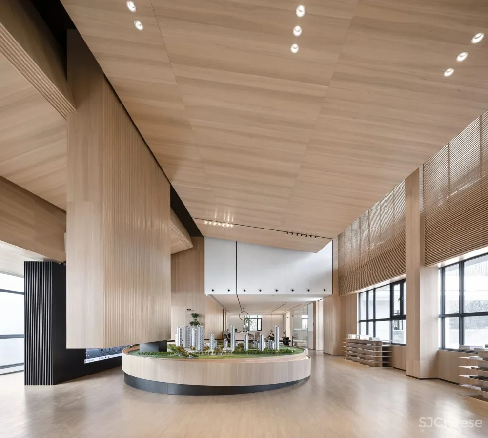 千舍设计·新作 空间的美学与诗意 — 未来城售楼处