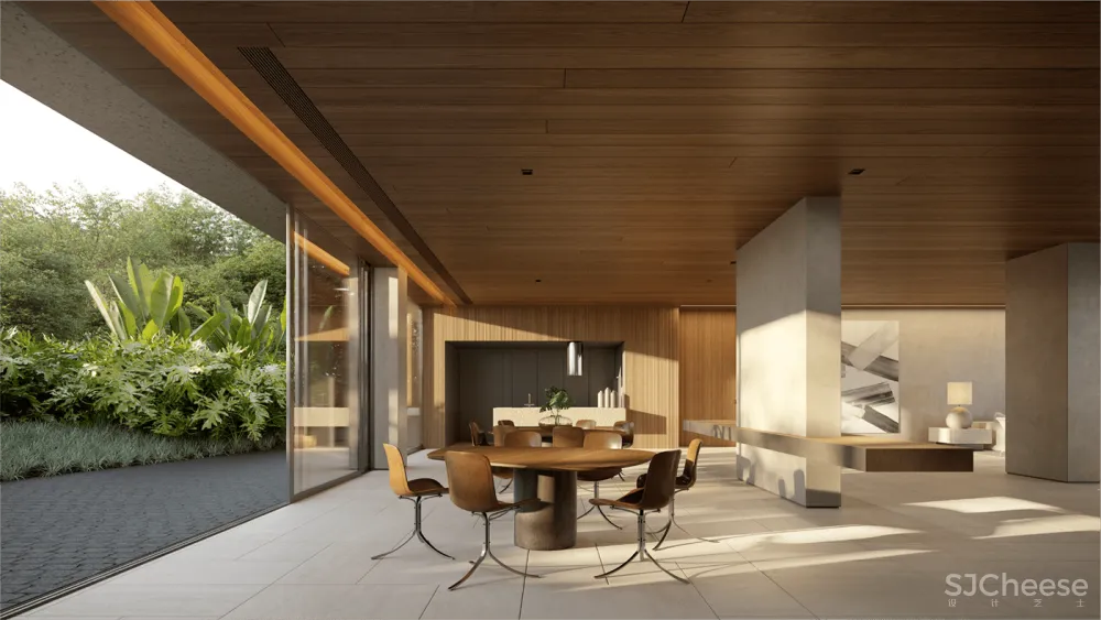 387㎡ 自然奢华的大平层,第四代住房有了新范本