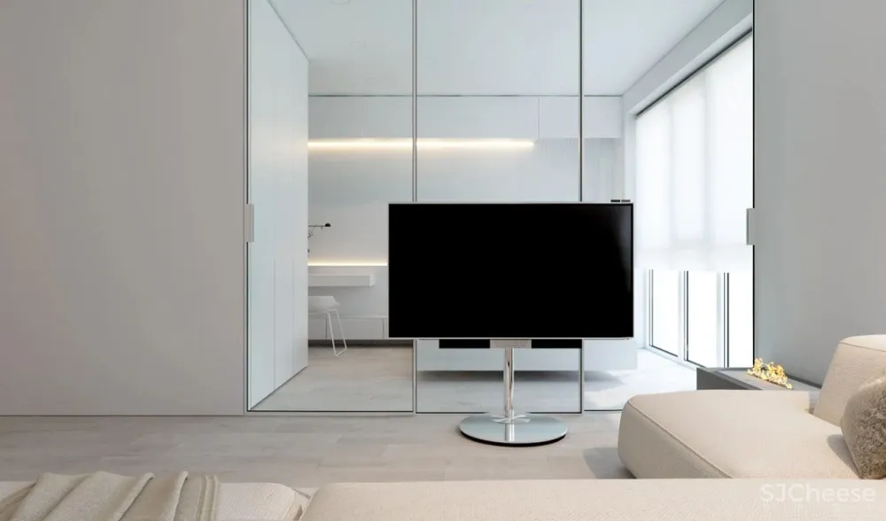 43㎡黑色小户型住宅,网友:这才叫一个人的豪宅!