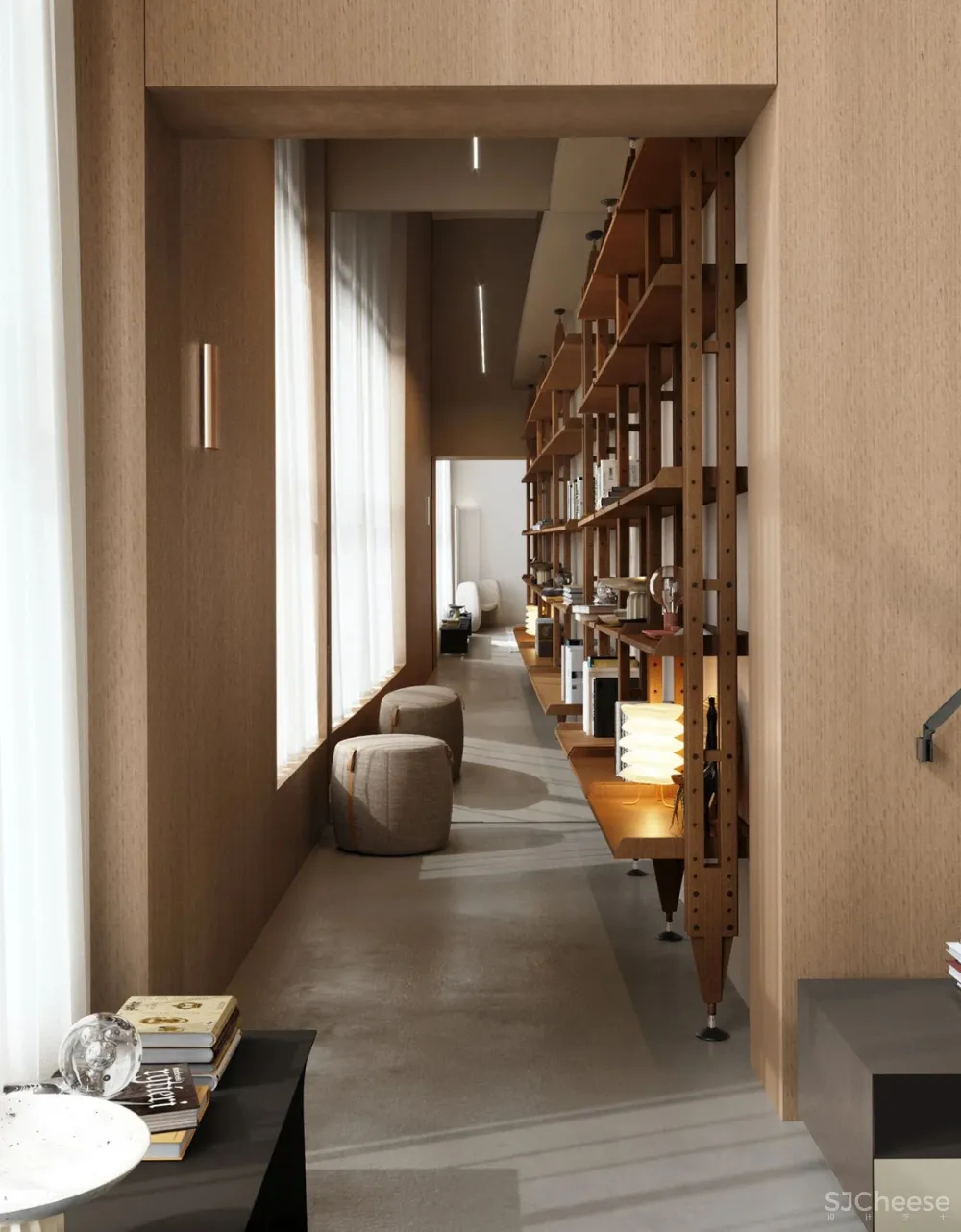 Alexey Gulesha 212㎡复式原木风私宅