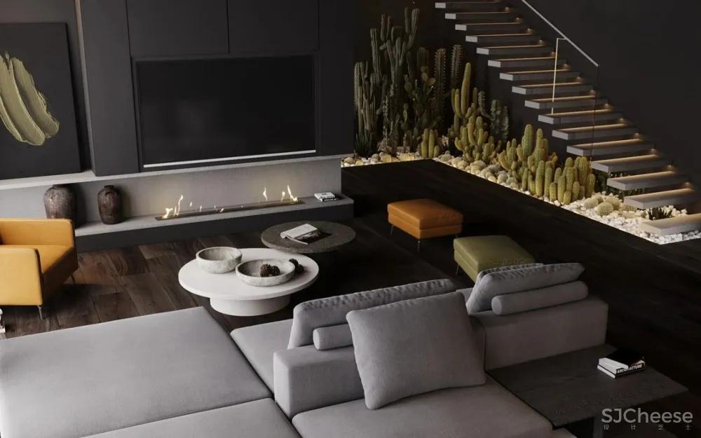 黑色别墅,迷人的高级气质!