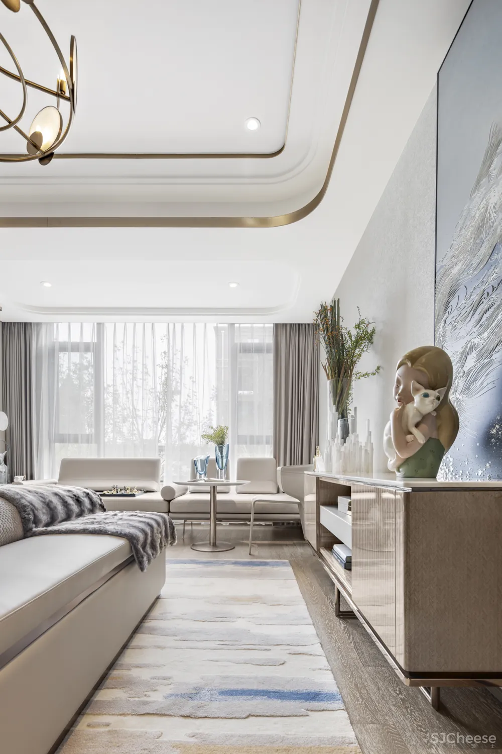 260㎡轻奢艺术大宅，优雅精致的新贵气质！【柯翊设计】