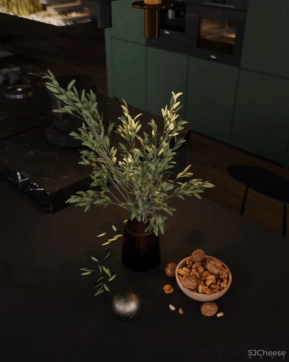 黑色别墅,迷人的高级气质!