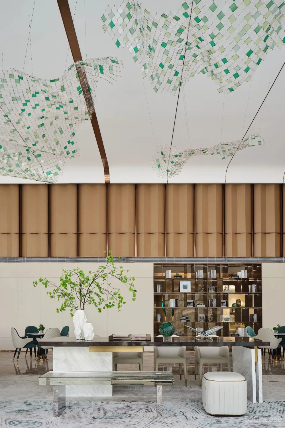 众睦设计丨上海金海壹品营销中心:当代艺术,铺叙自然