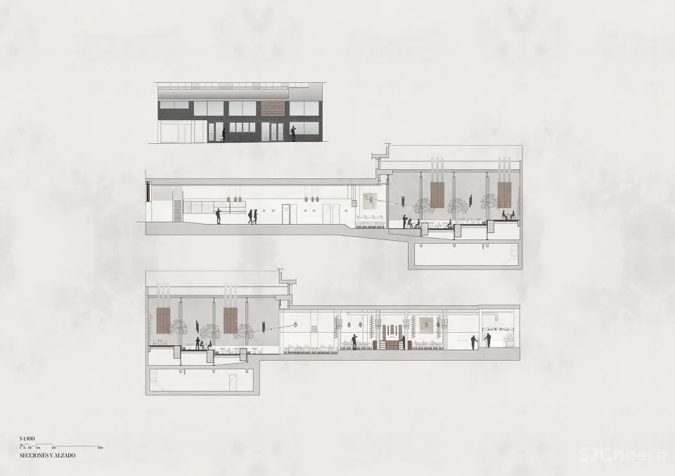 空间再构 西班牙Mo de Movimiento餐厅