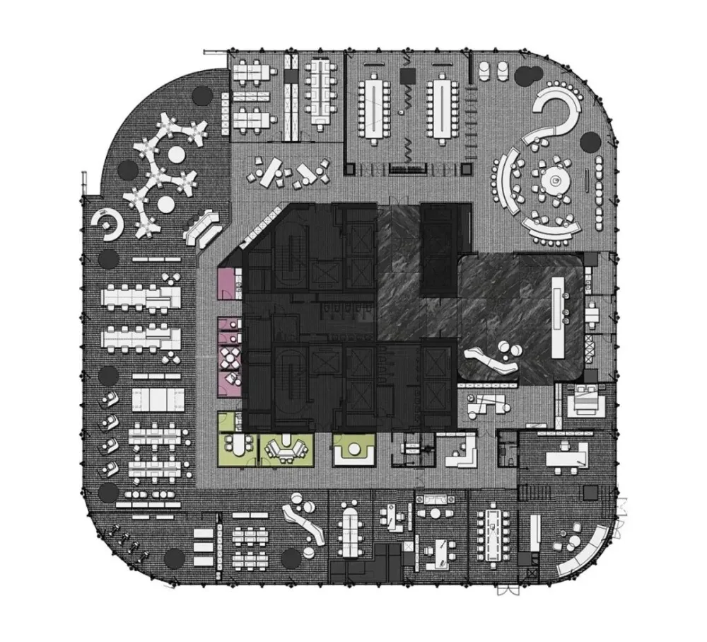 以线性美学,重塑魔都顶级智慧办公空间 集艾设计