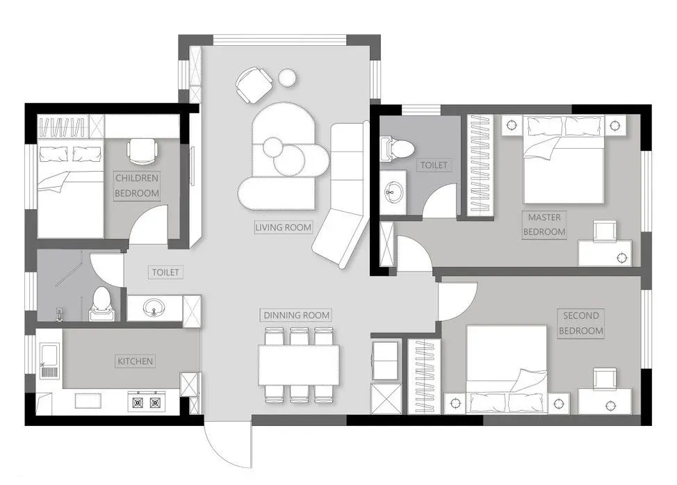 波子汽水之家，描绘充满活力的橙色空间！