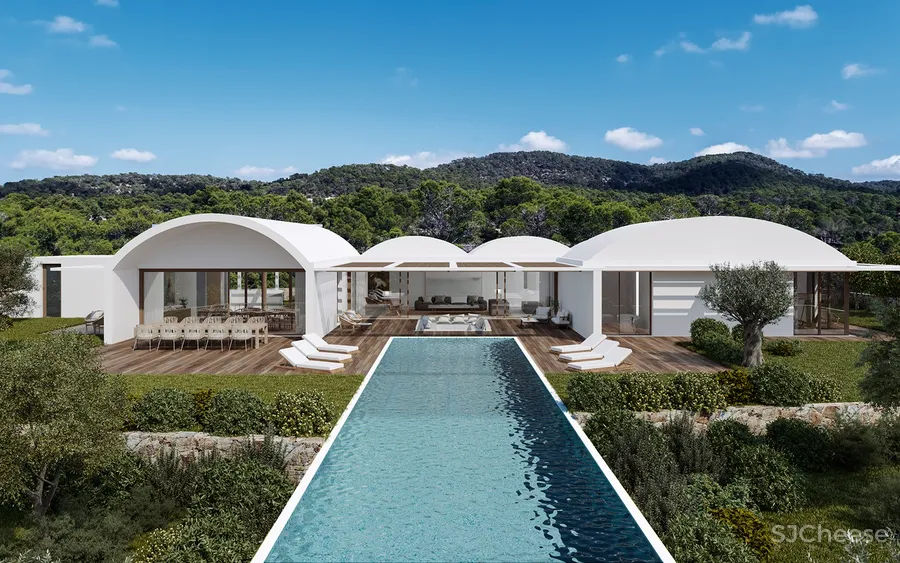 狂砸28亿在一座岛上建50栋豪宅!18位顶级设计师联手打造,豪华别墅一次性看个够!