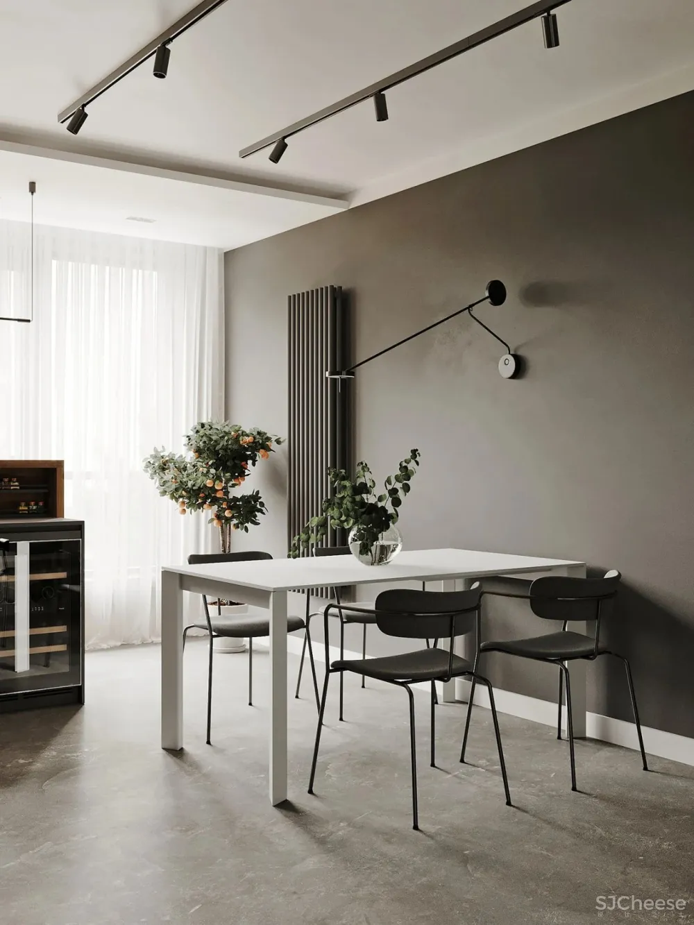 Besense新作 73m²小户型,喜欢那一抹淡淡的绿