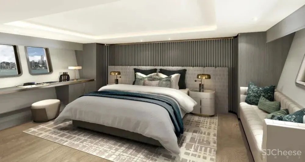 梁志天新作 海上别墅:游艇Sanlorenzo SX88室内设计