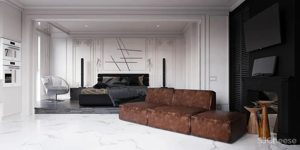 45㎡小宅,时尚经典!