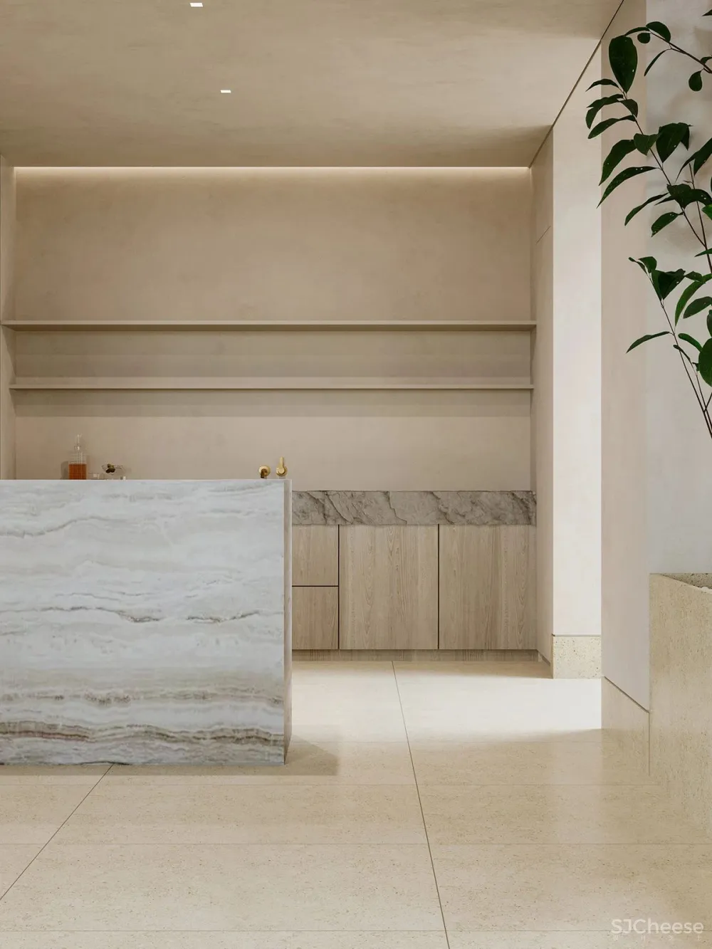 自然舒适的艺术住宅