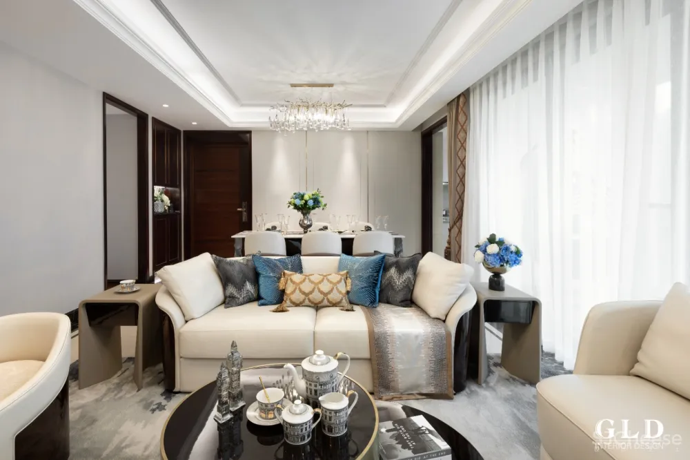 GLD绿檀设计|都市新古典的烈焰璀璨