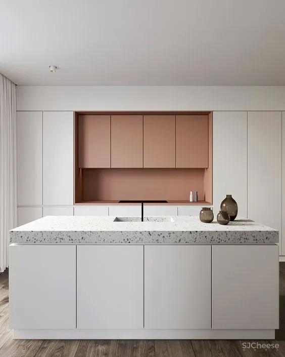 厨房加个中岛，小家也能住出豪宅感