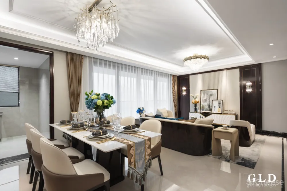 GLD绿檀设计|都市新古典的烈焰璀璨