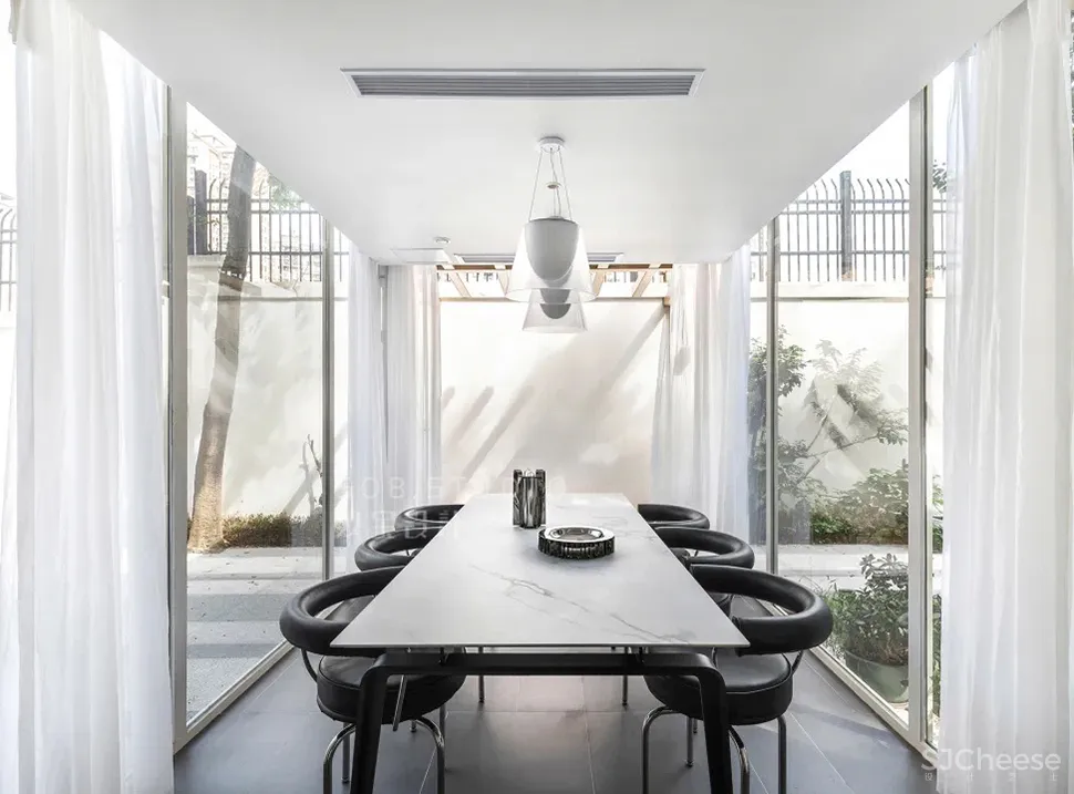 460㎡极简白别墅设计,极简即极奢!