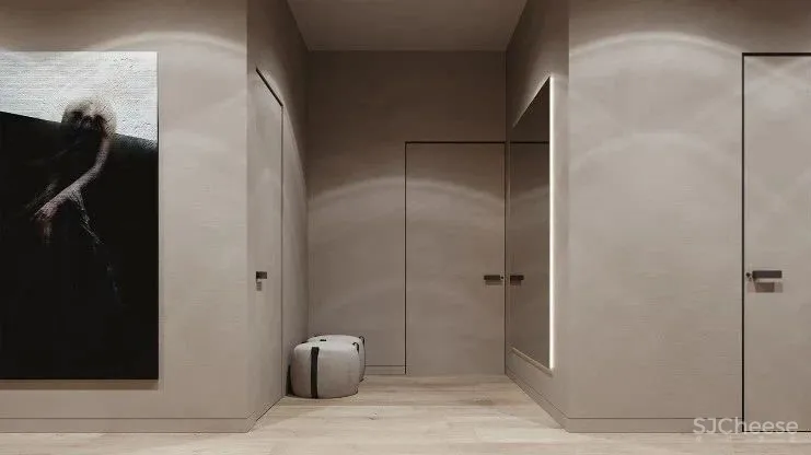 简约原木风住宅,用布艺、石材搭配出高级感!