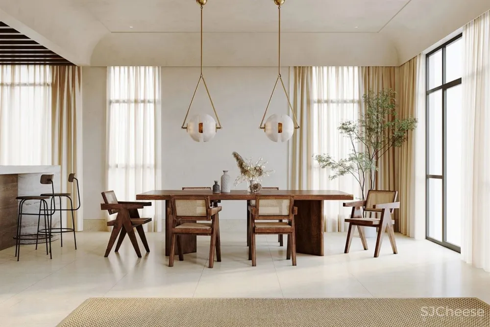 自然舒适的艺术住宅