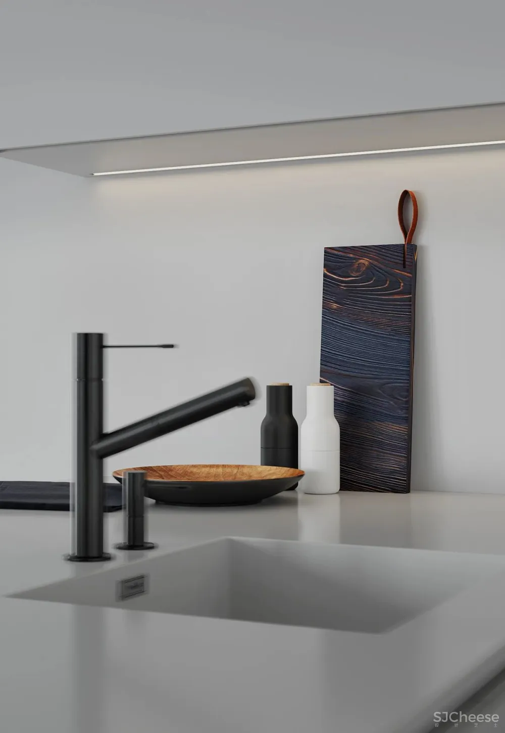 厨房加个中岛，小家也能住出豪宅感